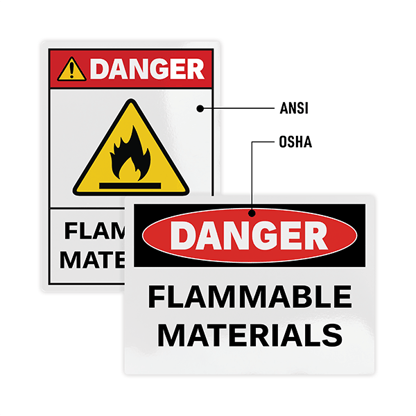 OSHA vs. ANSI Safety Sign Standards Comparison